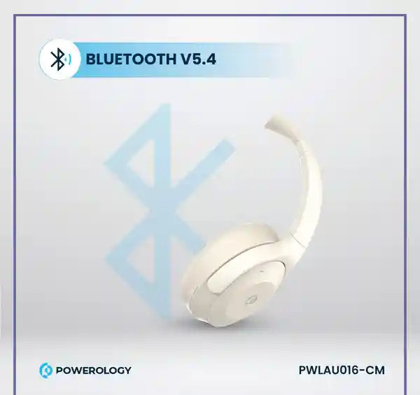 هدست بلوتوث پاورولوژی Powerology Hybrid ANC Headphone PWLAU016 (E)