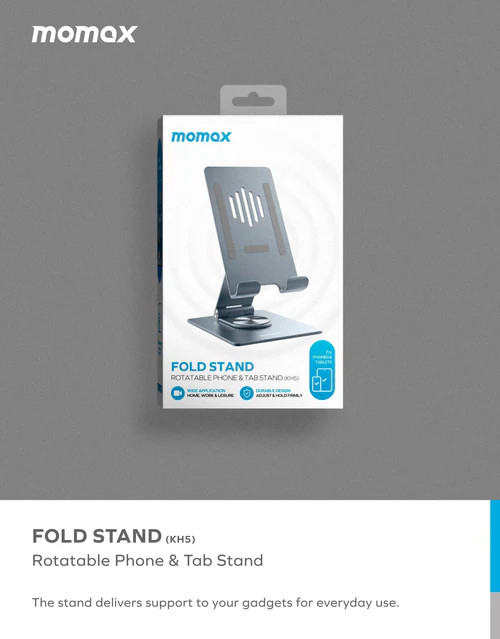 استند رومیزی موبایل و تبلت مومکس MOMAX Mobile & Tablet Rotating Stand KH5 (E)