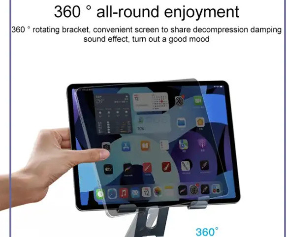 استند رومیزی موبایل و تبلت مومکس MOMAX Mobile & Tablet Rotating Stand KH8 (E)