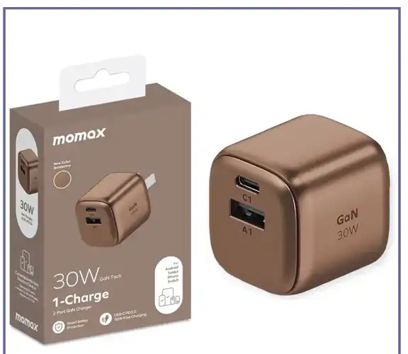 آداپتور شارژر دیواری 30 وات مومکس مدل Momax um71cn (E)