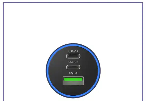 شارژر فندکی سه پورت 100 وات مومکس Momax MoVe Car Charger UC17E (E)
