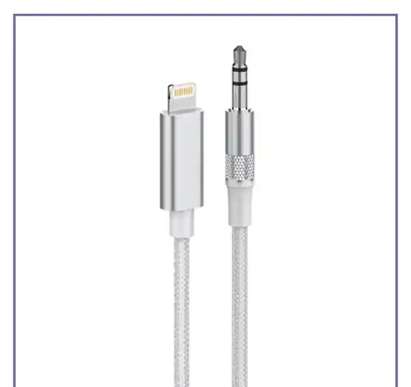 کابل تبدیل لایتنینگ به جک 3.5 میلیمتری 2 متر الدینیو Ldnio Lightning To 3.5MM Audio Cable LS-Y82I (E)