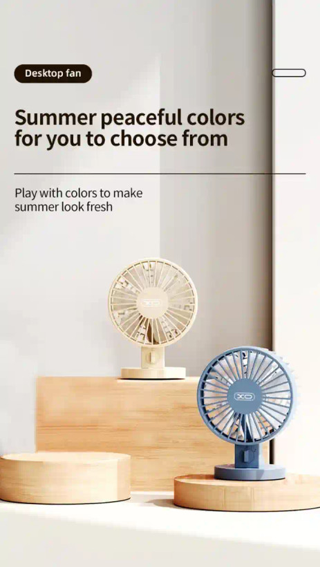 پنکه رو میزی ایکس او XO USB Dual Blade fan XO-MF82 (E)