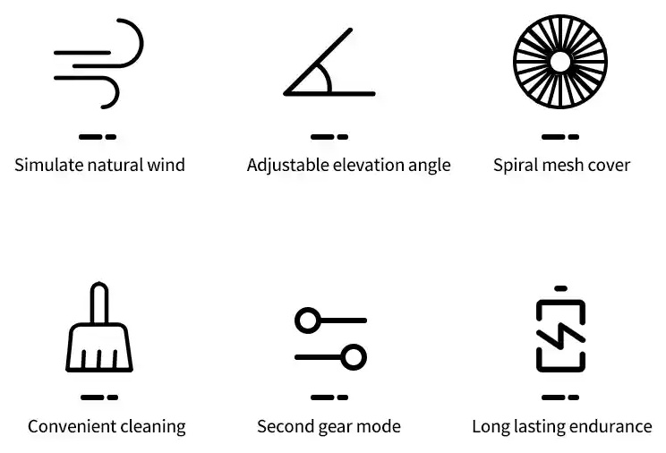 پنکه رو میزی ایکس او XO USB Dual Blade fan XO-MF82 (E)