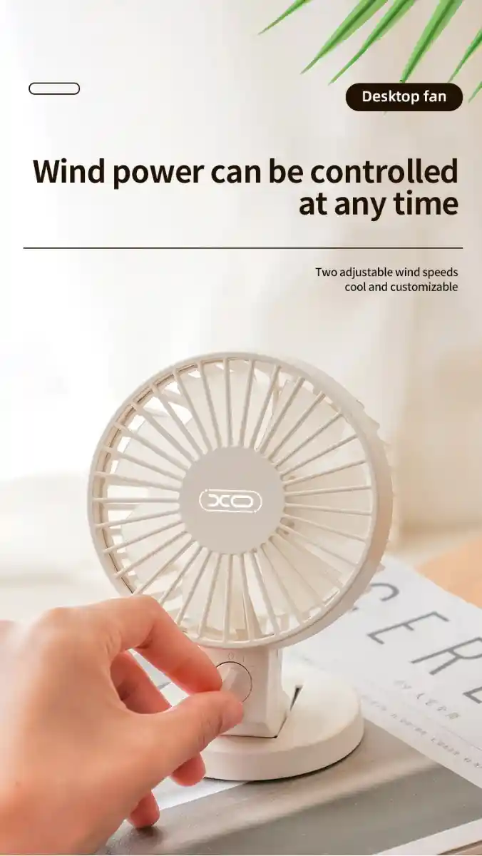 پنکه رو میزی ایکس او XO USB Dual Blade fan XO-MF82 (E)