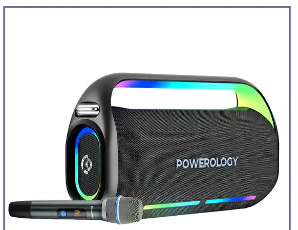 اسپیکر بلوتوثی پاورولوژی  Powerology Deep Bass Party Speaker PWLAU012 (E)