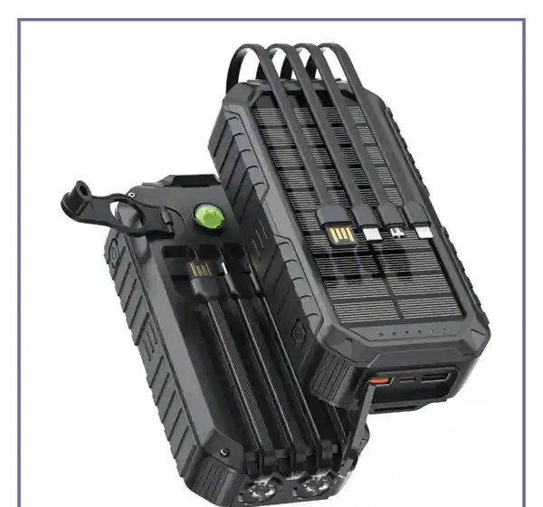 پاور بانک خورشیدی 20000 گرین لاین Green Lion Solar Mate Power Bank GNSOLM20PBK (E)