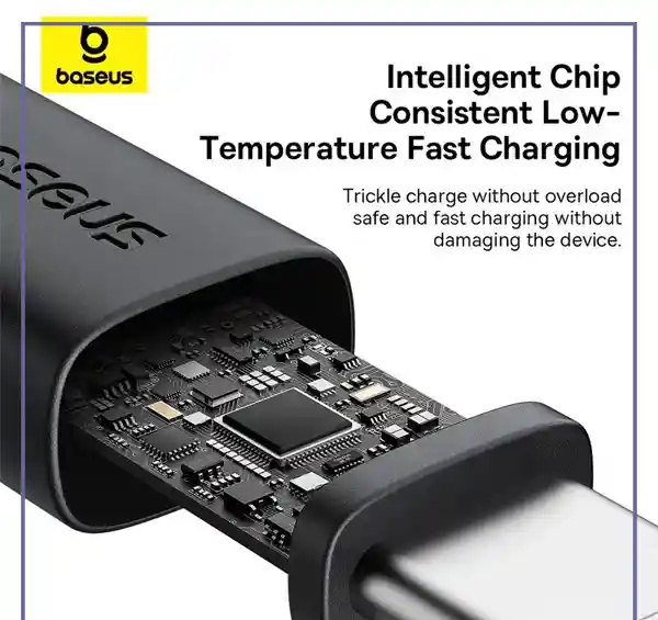 کابل تایپ سی 60 وات 1 متر بیسوس Baseus Dura Type-C Charging Cable CB000120 (E)
