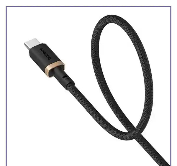 کابل تایپ سی 60 وات 1 متر بیسوس Baseus Dura Type-C Charging Cable CB000120 (E)