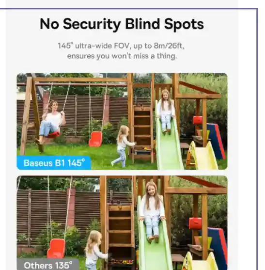 دوربین نظارتی بیسوس Baseus Security B1 2K Outdoor Camera S0SV002130 (E)