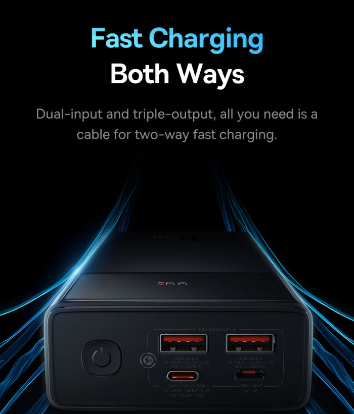 پاوربانک 30 وات 20000 بیسوس Baseus Star-Lord Power Bank PPXJ2030 (E)