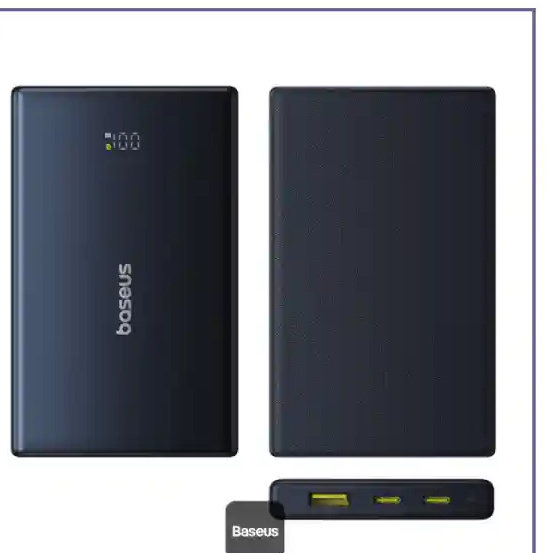 پاوربانک 20 وات 10000 بیسوس Baseus PicoGo Power Bank PPPG-1W20 (E)