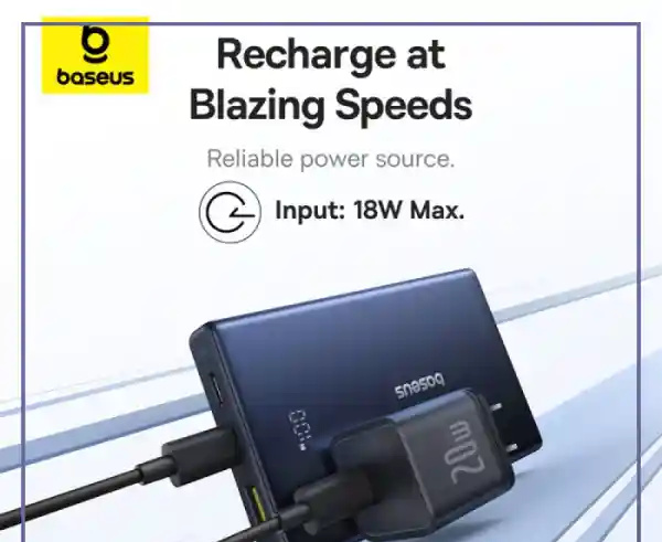پاوربانک 20 وات 10000 بیسوس Baseus PicoGo Power Bank PPPG-1W20 (E)