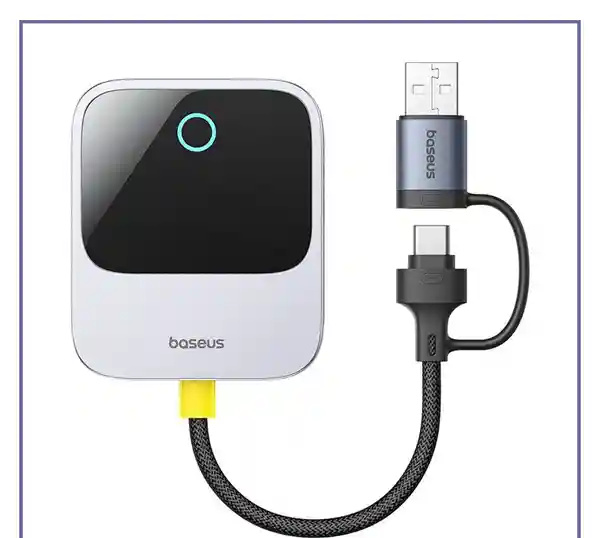 آداپتور دانگل بیسیم کار پلی بیسوس Baseus PrimeTrip Wireless CarPlay Adapter BS-CG027 (E)
