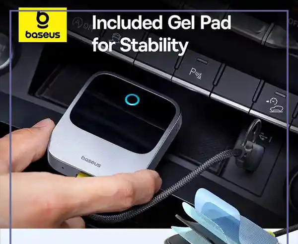 آداپتور دانگل بیسیم کار پلی بیسوس Baseus PrimeTrip Wireless CarPlay Adapter BS-CG027 (E)
