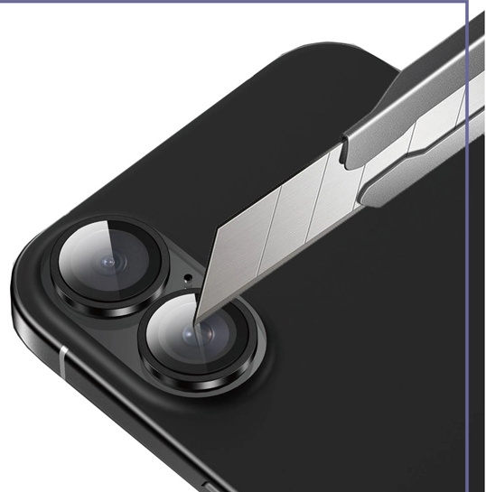 گلس لنز گرین لاین Green Lion HD Plus Camera Lens Iphone 16/16 Plus GNCMHDP16PSBK (E)