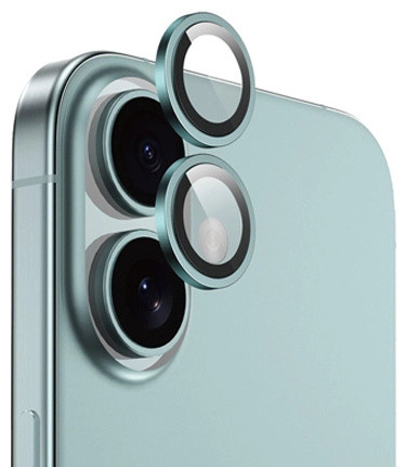 گلس لنز گرین لاین Green Lion HD Plus Camera Lens Iphone 16/16 Plus GNCMHDP16PSBK (E)