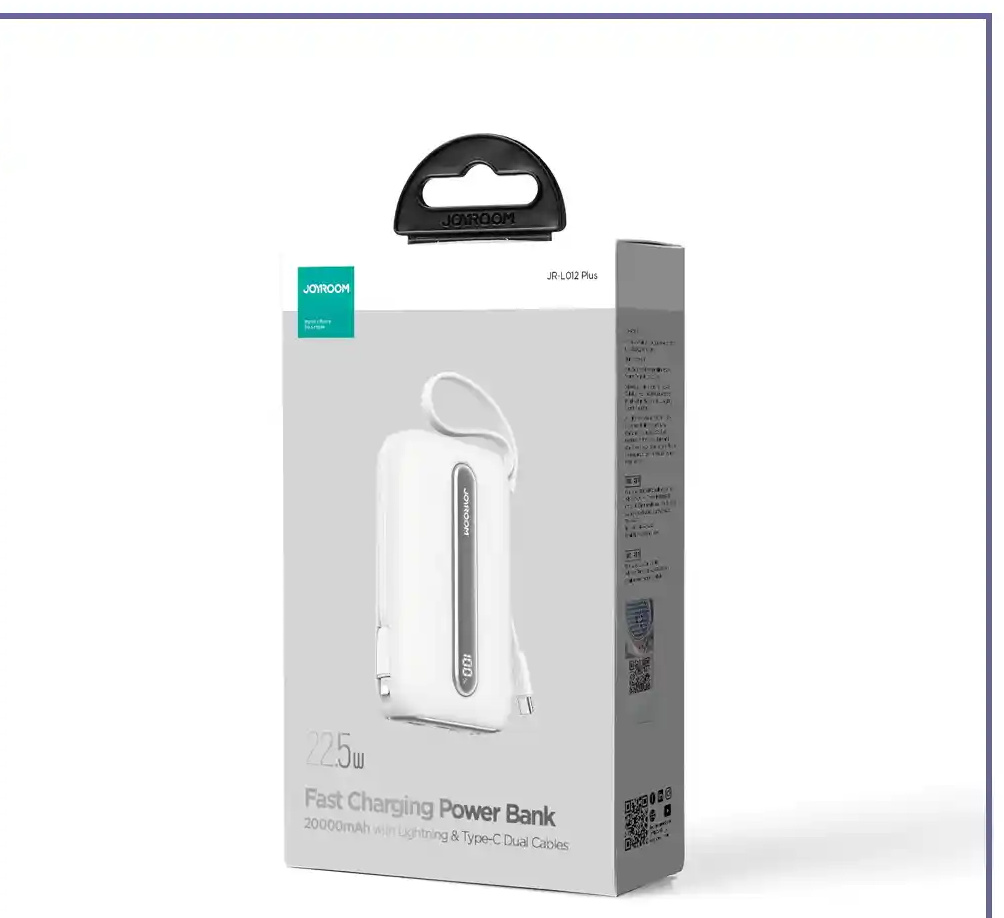 پاور بانک جیبی 2000 با کابل جویروم JOYROOM JR-L012 Plus (E)