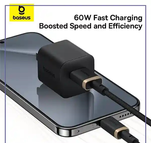 کابل تایپ سی 60 وات 2 متر بیسوس Baseus Dura Type-C Charging Cable CB000120 (E)