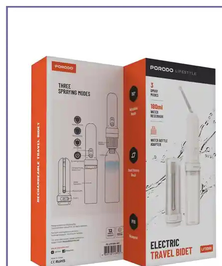 جارو خودشور مسافرتی پرودو Porodo Travel Bidet PD-LFST088 (E)