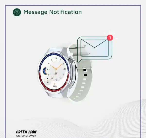 ساعت هوشمند گرین لاین Green Lion Tech Msater Smart Watch GNTEMSTSWSL (E)