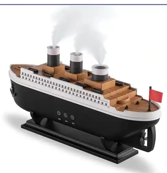 دستگاه بخور و رطوبت ساز سرد مدل کشتی تایتانیک jellyfish aroma diffuser (E)
