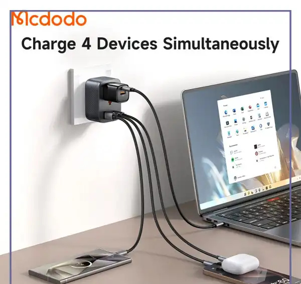 شارژر دیواری و مبدل برق مک دودو Mcdodo Travel Plug Adapter CP-0750 (E)