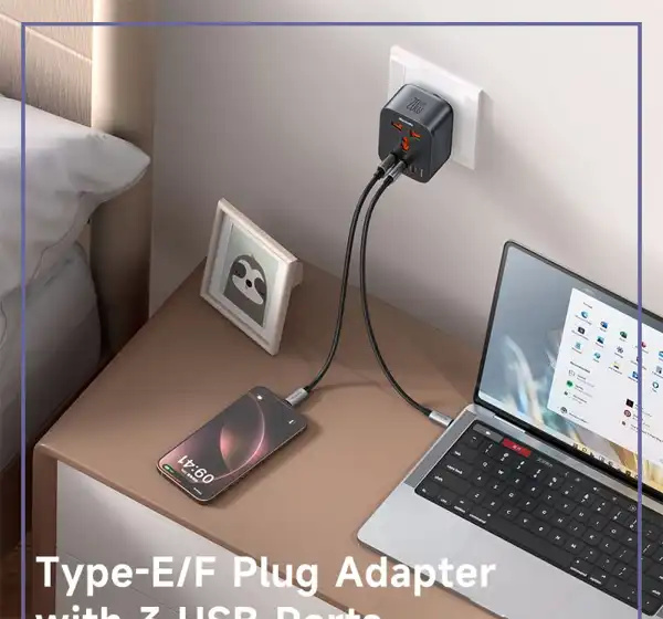 شارژر دیواری و مبدل برق مک دودو Mcdodo Travel Plug Adapter CP-0750 (E)