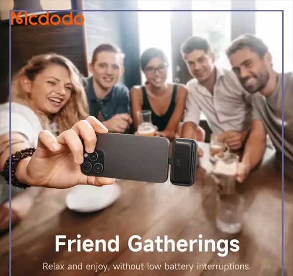 پاوربانک 22.5 وات 5000 با رابط لایتنینگ و کابل متصل Mcdodo Power Bank MC-780 (E)