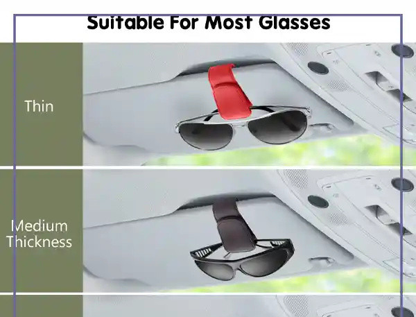 گیره عینک ژوس مخصوص خودرو zhuse car glasses clip zs-ca-004 (E)