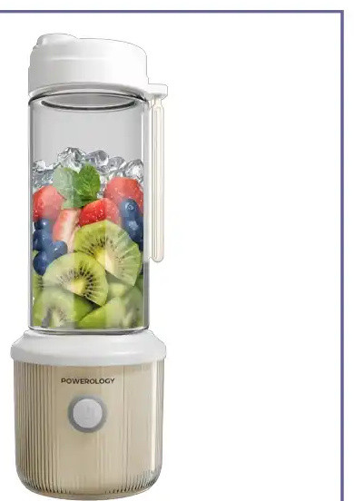مخلوط کن قابل حمل پاورولوژی Powerology Press & Refresh Portable Blender PSM013WH (E)