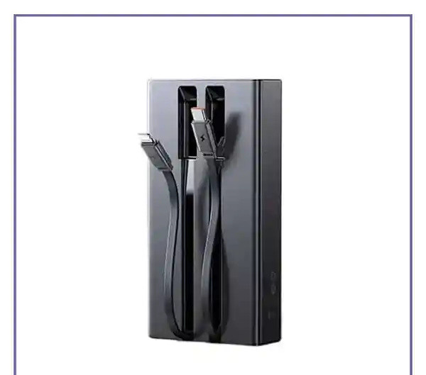 پاور بانک10000 با کابل بیسوس Baseus PPXD2-10 10000mAh power bank (E)