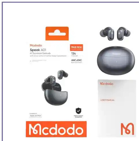 هندزفری بلوتوثی مترجم مک دودو مدل Mcdodo Wireless Earbuds AI Translator HP-8220 (E)