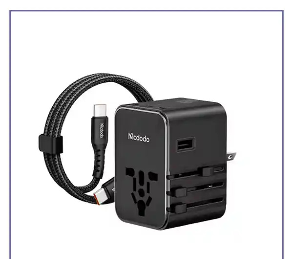 آداپتور شارژ مسافرتی 45 وات مکدودو یا کابل MCDODO CP-3270 Universal Travel Charging Adapter (E)