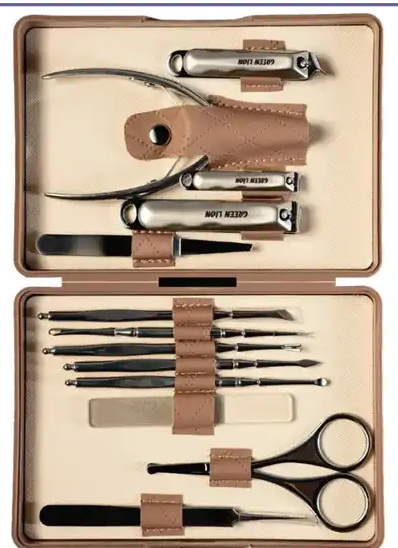 ست مسافرتی مانیکور 13 کاره گرین لاین Green Lion Manicure Kit GN13PCMNCRBR (E)