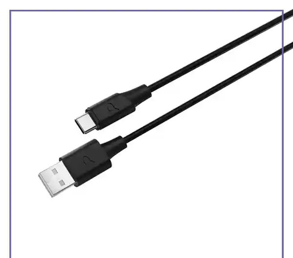 کابل شارژ تایپ سی پاورولوژی Powerology Power Sync Flex PCAB015BK (E)