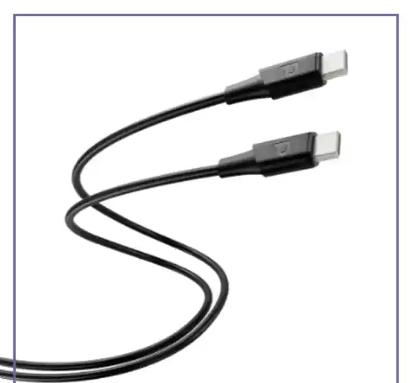 کابل شارژ دو سر تایپ سی پاورولوژی Powerology Power Sync Flex PCAB017BK (E)