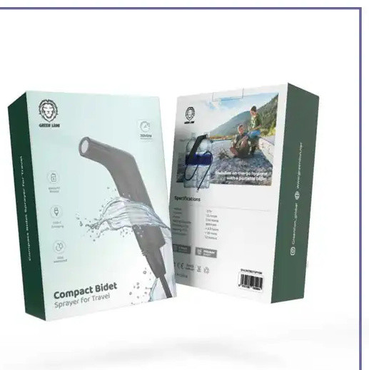 جارو خودشور همراه با شلنگ مسافرتی گرین لاین Green Lion Compact Bidet GNCMTBDTSPYBK (E)