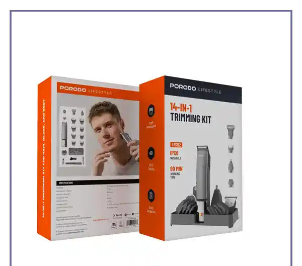 ریش تراش ماشین اصلاح 14 کاره پرودو Porodo 14-IN-1 Trimming Kit PD-LFST112 (E)
