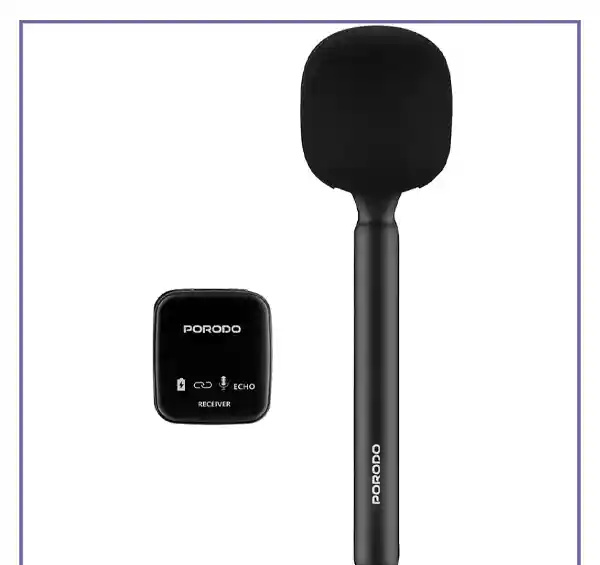 میکروفون دستی پرودو مدل Porodo Handheld Lavalier Microphone PD-LFST133 (E)
