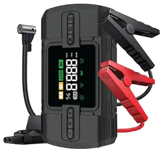 جامپ استارتر و پمپ باد گرین لاین Green Lion Jump Starter 12V GN12VJUSTBK (E)