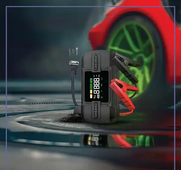جامپ استارتر و پمپ باد گرین لاین Green Lion Jump Starter 12V GN12VJUSTBK (E)