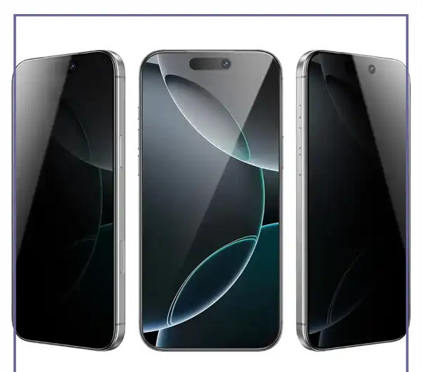 گلس حریم شخصی آیفون 17 پرو مکس گرین لاین Green Lion Steve Privacy Iphone 17 Pro Max Glass GN9HSPY17PMBK (E)