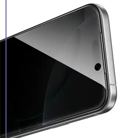 گلس حریم شخصی آیفون 16پرو و 17 گرین لاین Green Lion Steve Privacy Iphone 16 Pro & 17 Glass GN9HSPY17BK (E)