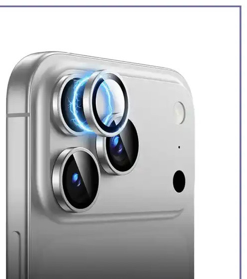 گلس لنز آیفون 17 پرو و 17 پرو مکس گرین لاین Green Lion HD Plus 17 Pro/Pro Max Camera Lens GNCMHDP17PMBL (E)