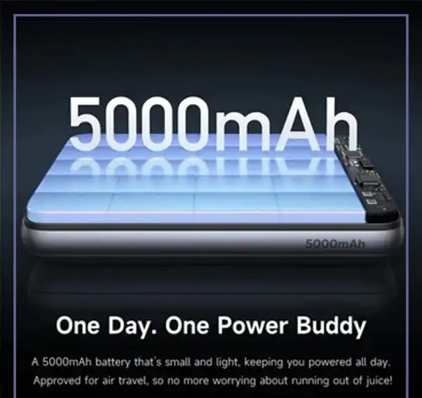 پاوربانک وایرلس 5000 مک دودو Mcdodo Ultra-Thin Magnetic Power Bank MC-836 (E)