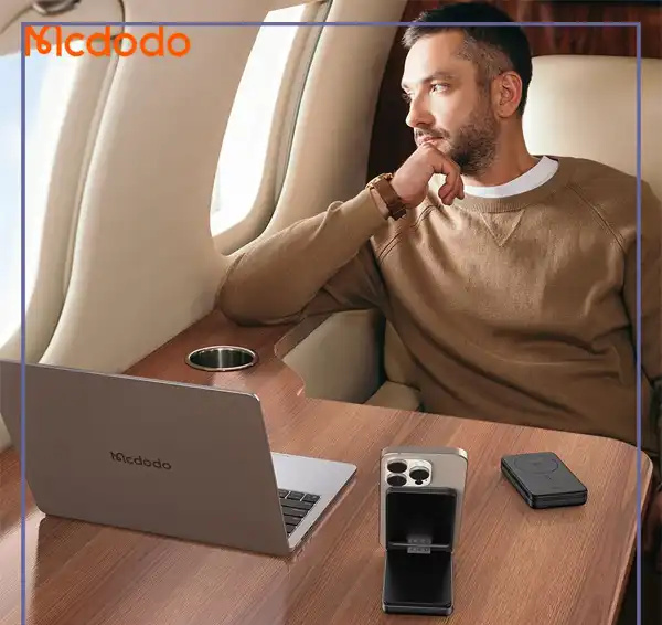 پاوربانک وایرلس 10000 و استند مک دودو Mcdodo MagQ Magnetic Powerbank MC-631 (E)