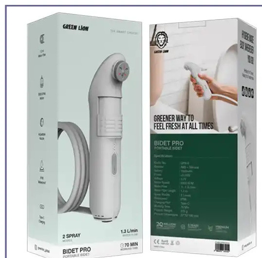 جارو خودشور مسافرتی گرین لاین Green Lion Bidet Pro GNBIDPROWH (E)