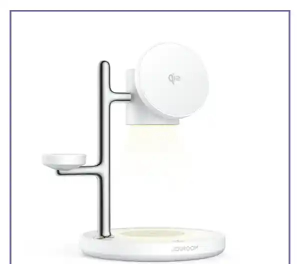 شارژر وایرلس 4 کاره جویروم JOYROOM JR-W23 Qi2 Wireless Charger (E)