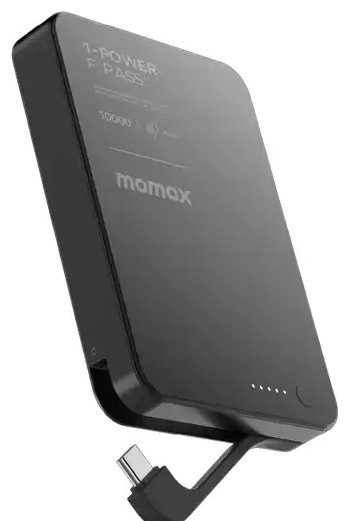 پاور بانک مگنتی10000 مومکس Momax 1-Power F.Pass⁺ IP158 (E)